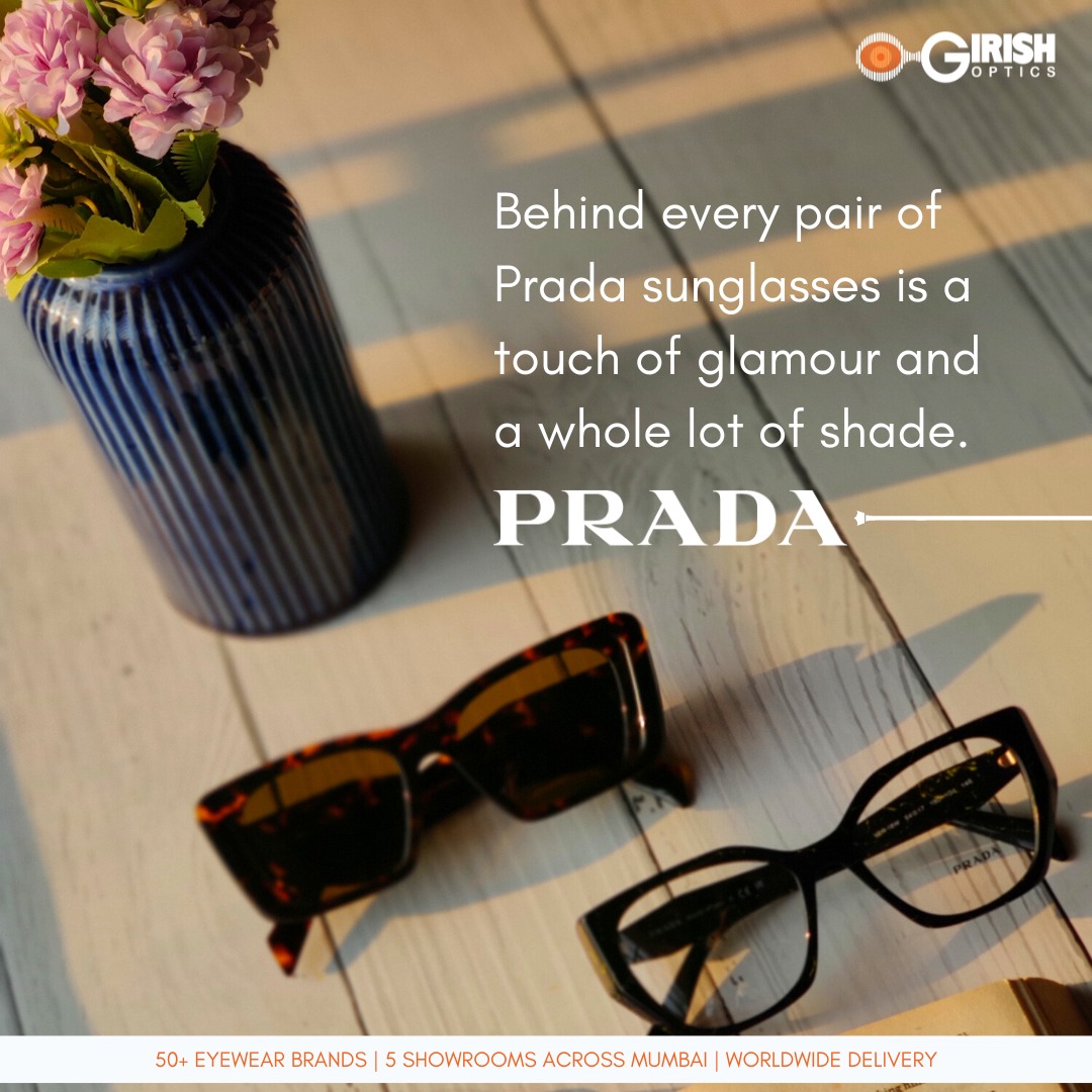 It’s Prada or Nada! 💁🏻‍♀️🕶️
Glam up your sunglasses collection by adding a hint of elegance with Prada. 

Call us at 📞 +91 89288 93115 for more details.

#TopBrands #PremiumEyewear #StylishDesigns #LuxuryEyewear #MumbaiOpticalStore #MumbaiSunglasses #TrendyFrames #Prada