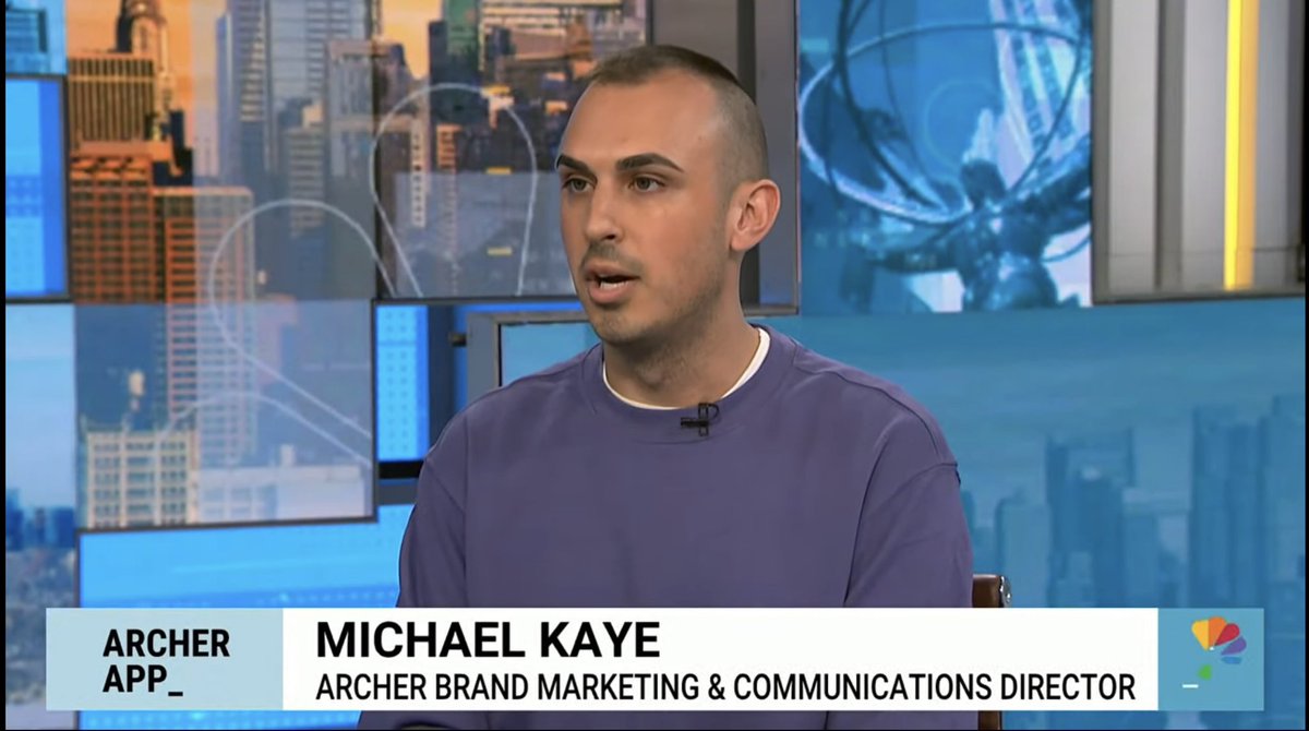 ShawnReynolds_'s tweet image. Great seeing you on @NBCNewsNow this morning, @MichaelKayePR! Congrats on Archer app launch day!