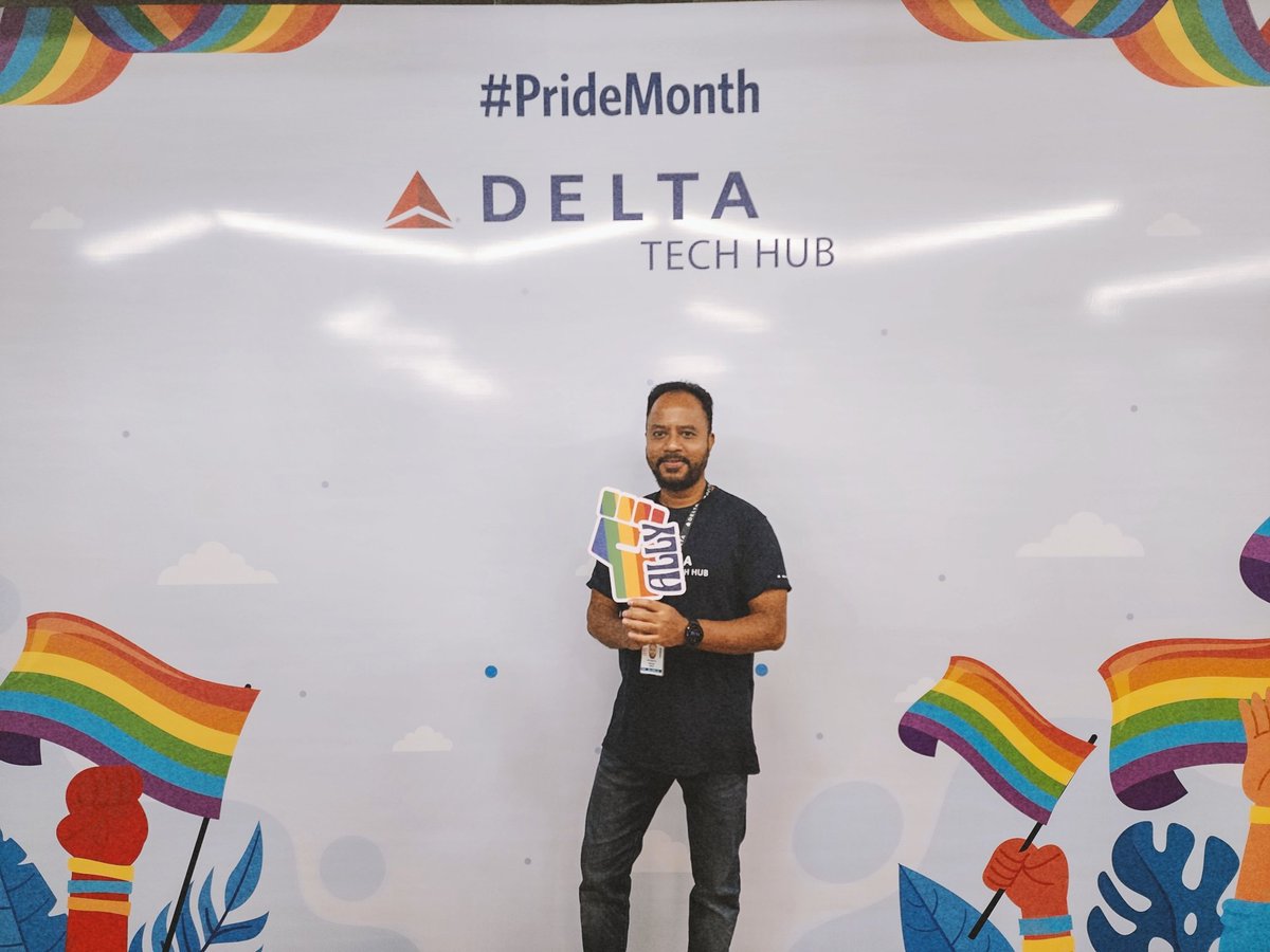 We are celebrating LGBT Pride Month at Delta Air Lines Technology Hub through June. 

Join me in showing your support and making the world an inclusive place. 

#pridemonth2023 #pridemonth #LGBTQ