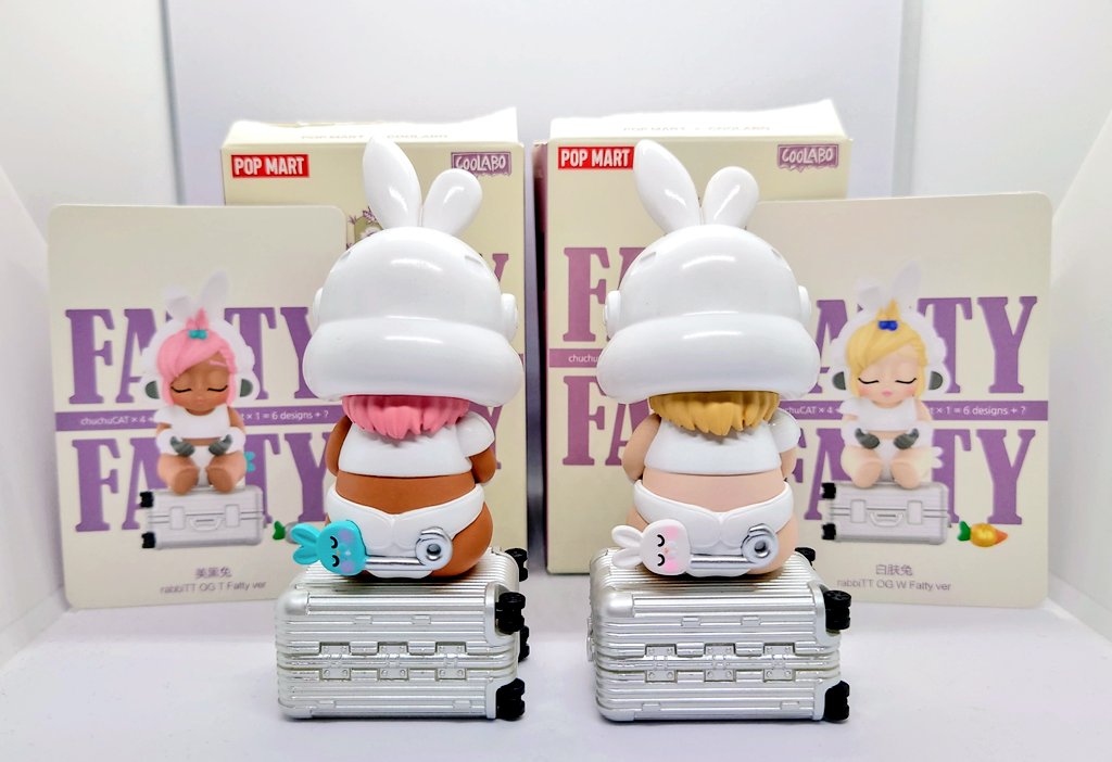 wptam's tweet photo. POPMART COOLABO FATTY FATTY Babyシリーズの欲しかったうさぎの子です🥰
可愛過ぎる😍
シクレは当たらんかったけどアソートして良かったです✨
#POPMART大好き 
#COOLABO https://t.co/FJBqayjBrS