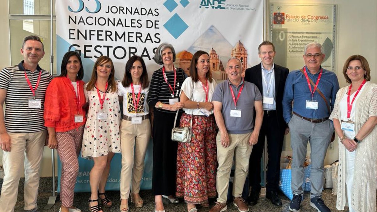 ColEnfBizkaia's tweet photo. Las enfermeras y enfermeros de Bizkaia no podíamos faltar a las 33 Jornadas Nacionales de Enfermeras Gestoras que celebra la @ANDEorg 👍

Sin lugar a dudas, una gran oportunidad para aprender y compartir experiencias con profesionales de todo el Estado 🔝

#33ANDE #Enfermeras https://t.co/zMHHnF1sNN