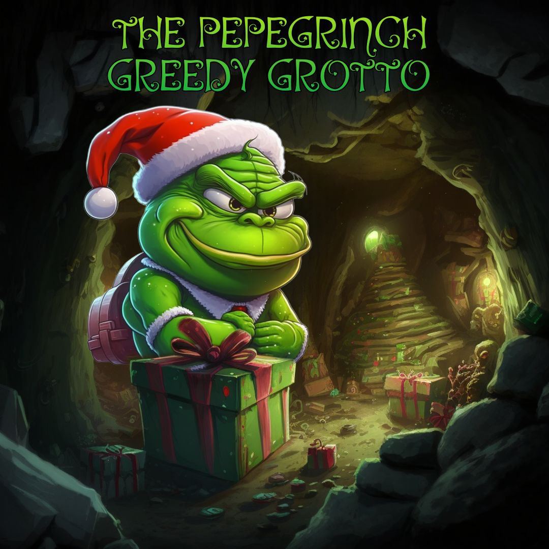 It’s time to announce the greatest utility known to meme!!!! The PepeGrinch Greedy Grotto!

Launching Today at 12PM EST.

Visit pepegrinch.com/app and connect to get your referral link!