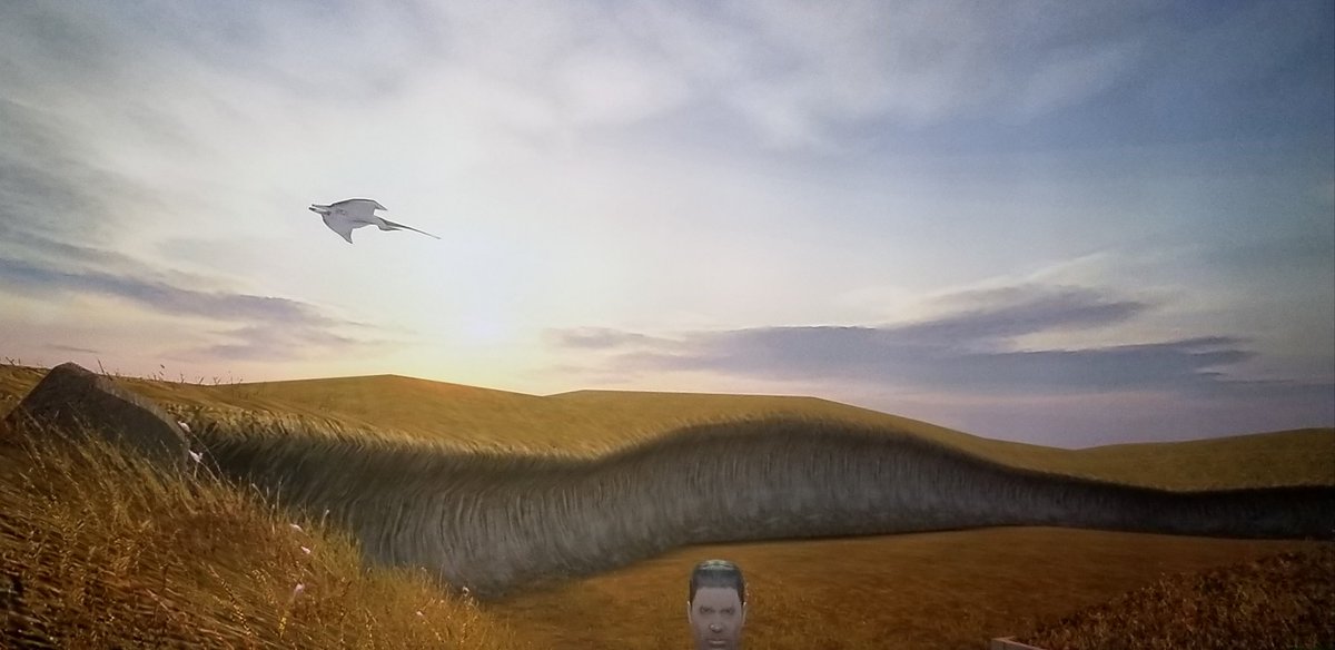 Unit_B1L9's tweet photo. Dantooine is such a pretty place! I think my photos are majestic but Ktug keeps telling me something about a photo bomb? I don't see any ordinance... https://t.co/kzpPZbpOOq