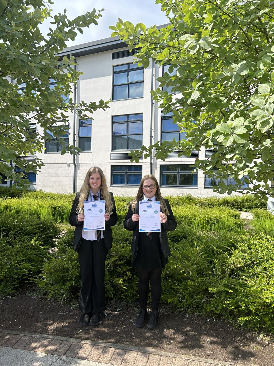 Saltire Award ✨

Congratulations to Anouk and Halle on achieving the Saltire Award for 25 hours of volunteering. Anouk and Halle have dedicated their lunchtimes to litter picking and organised a community event to keep the area litter free. We are very proud of your hard work ✨