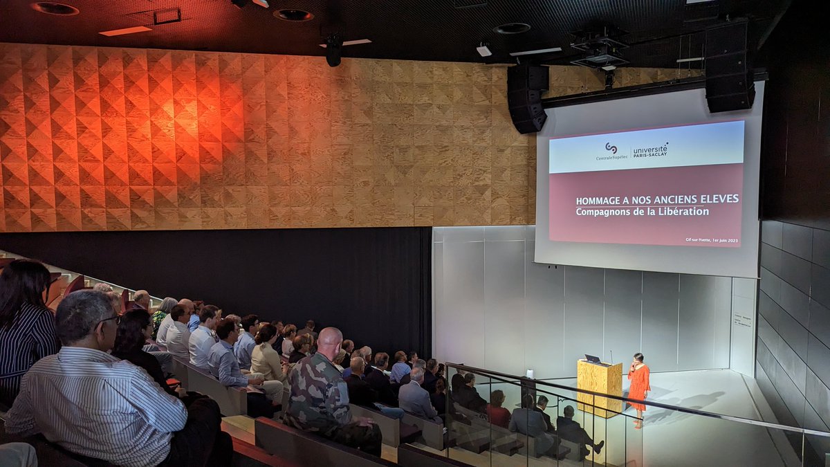 Cet après-midi, nous rendons hommage aux 11 Compagnons de la Libération diplômés des deux écoles à l'origine de <a href="/centralesupelec/">CentraleSupélec</a>. Nous saluons et remercions les 1038 Compagnons, tous ceux qui ont résisté et tous ceux de qui nous avons hérité notre liberté.
