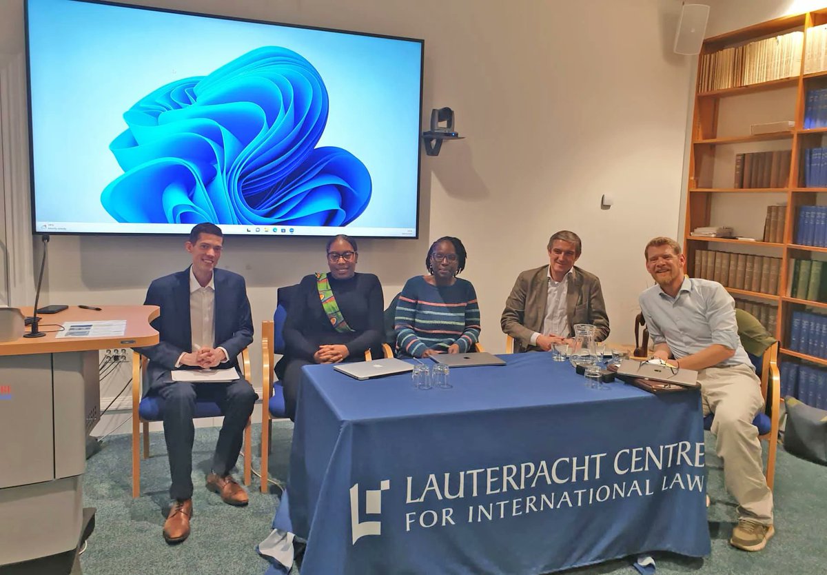 Lauterpacht Centre for International Law tweet media