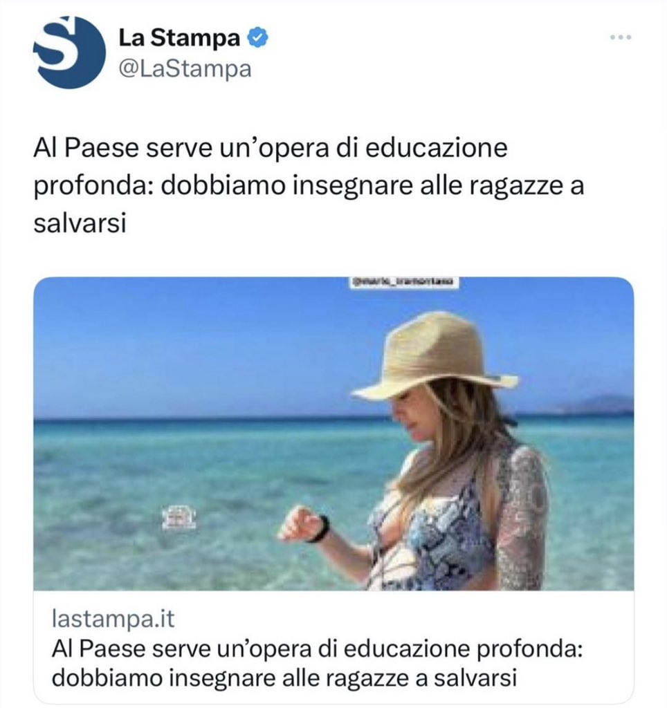 Valeriantria's tweet photo. Bisogna insegnare agli uomini a non essere degli assassini! 
#GiuliaTramontano https://t.co/EZQlOpMjtc