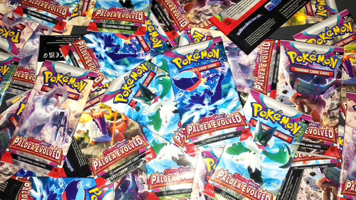 LostArkGames's tweet photo. https://t.co/AJWHobNxj3
We still have some tickets available for this Saturday's Pokemon TCG Paldea Evolved prerelease. All players will get an extra 3 new boosters on top of their Build and Battle box, and if you come 1st, 2nd or 3rd in our 3 round tournament you may win more! https://t.co/xyzCIWXaAw