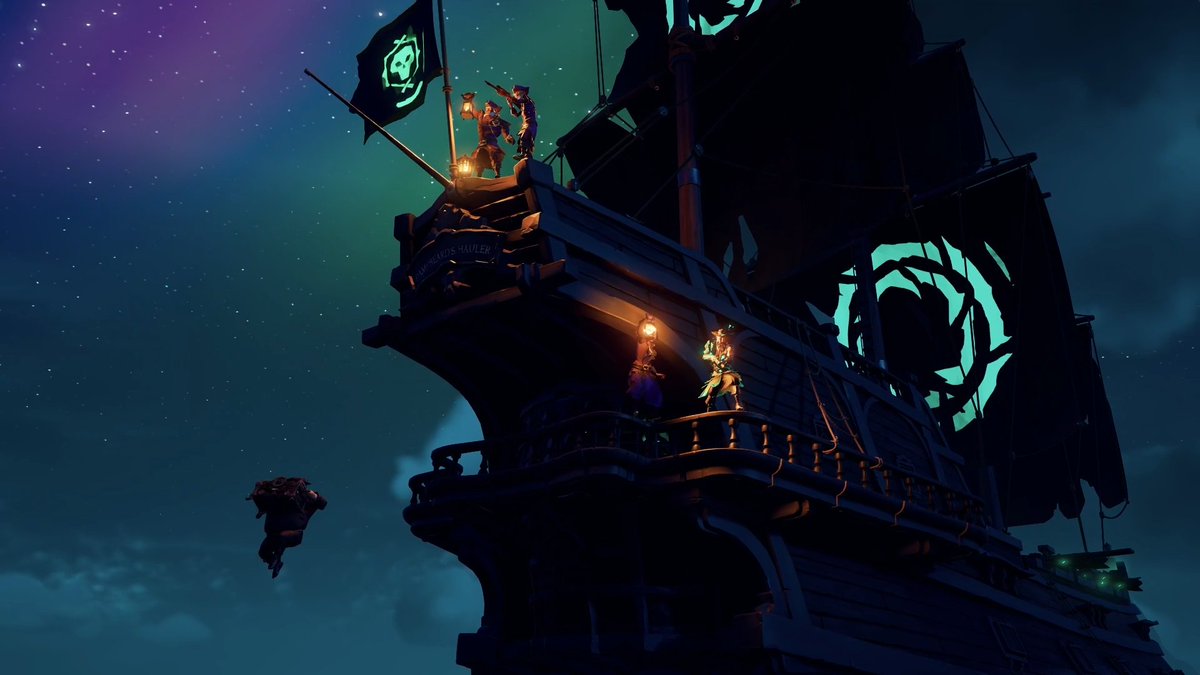 "Did you hear something?"

Theme: Mysterious moments
#SoTShot #SeaOfThieves <a href="/SeaOfThieves/">Sea of Thieves</a>