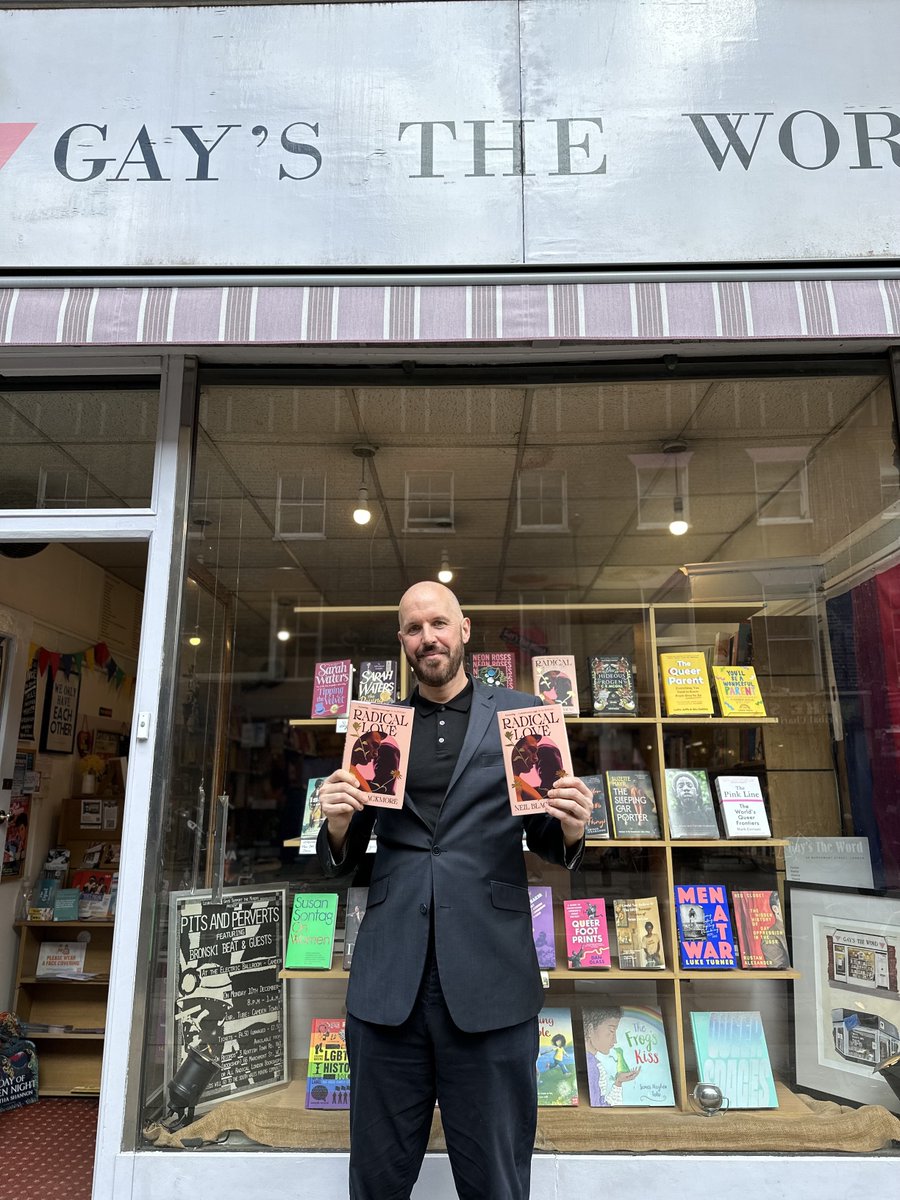 You can also pick up a signed copy of RADICAL LOVE @gaystheword signed by @NeilBlackmo yesterday! Hurry while stocks last! #RadicalLove 💌 gaystheword.co.uk/product-page/r…
