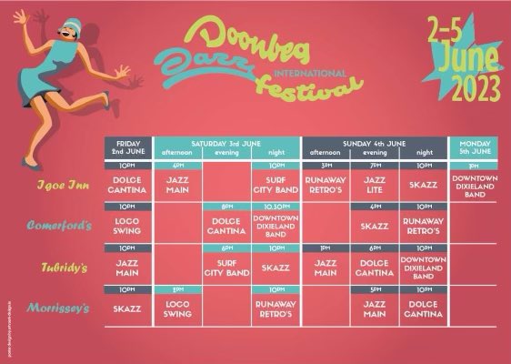 1 day to go! 🎶 🎷🎺Let’s get Jazzy! 
#BankHoliday #JazzFestival #Doonbeg #Clare #Ireland