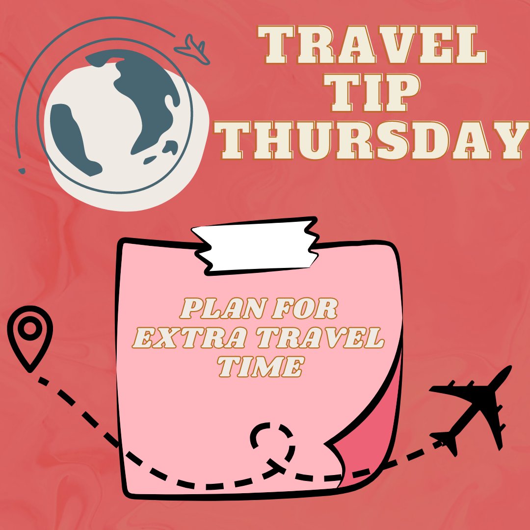 WISEworktravel's tweet photo. Take a look at our #traveltip for today! Give yourself a little bit of extra time for traveling! You never know what will happen, and you do not want to be rushing to your next flight! #WiseInternTrainee #WiseWorkTravel #wise #travelwisely https://t.co/9JQuiHBL5d