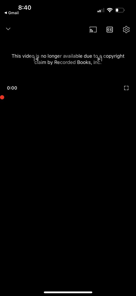 Wendigoon8's tweet photo. .@TeamYouTube my 5 hour Blood Meridian video was just falsely copyright struck by a book company. The video is 5 hours of me talking about a book I read, this is absurdly unjust and I now have ANOTHER false strike on my channel. Please look into this, thank you. https://t.co/jFs5JtRFgU