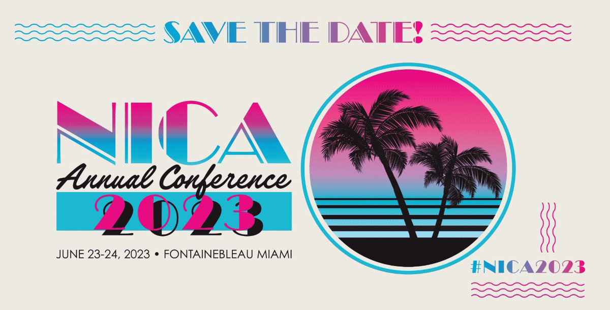 eBluSolutions's tweet image. We&apos;re super pumped 💪 to be heading to the annual  #NICA2023 Conference in Miami this month! 🏖️

Have you checked out this agenda? hubs.li/Q01RWnBG0