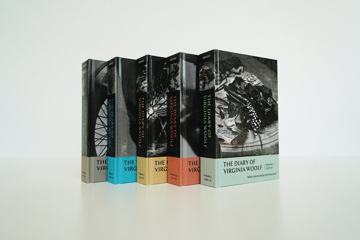 GrantaBooks's tweet image. Today we publish THE DIARIES OF VIRGINIA WOOLF in these stunning hardback editions. They each feature a new introduction from: Virginia Nicholson, Adam Phillips, Olivia Laing, Margo Jefferson and Siri Hustvedt

Available to buy now
uk.bookshop.org/p/books/the-di…