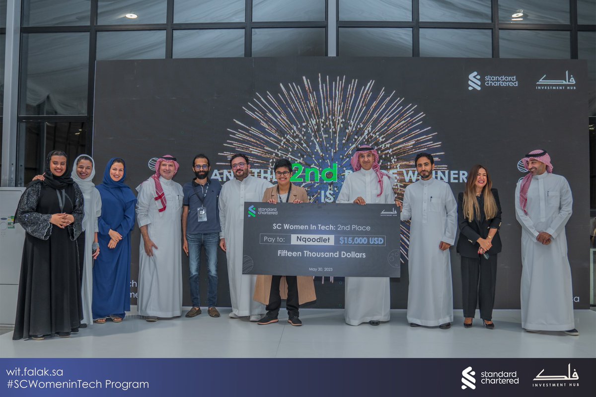 Falak_Hub's tweet image. Now… to the last exciting and heartwarming part of the event, we want to share with you the 3 winners that received a total grant amount of $50,000 USD: 
1st Place - @sahmappsa 🥇
2nd Place - @nqoodlet 🥈
3rd Place - @Getchefaa 🥉
#WinTech #SCWomeninTech