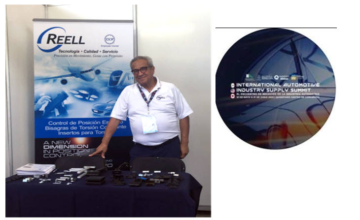 reell's tweet photo. @Reell will be at the International Automotive Industry Supply Summit in Queretaro, Mexico today. Stop by booth #570 to see the latest new products for your automotive interior motion needs.#Reell #automotiveindustry #torquehinge #positionhinge #frictionhinge #automotive https://t.co/ILjUsyMBAp