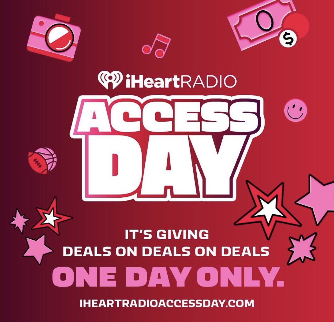 from trips to our @iHeartFestival and VIP @rockthesouth tickets, one day only to take advantage of @iheartradio Access Day! ✈️ 🎁 🎸 #iHeartAccessDay 

iHeartRadioAccessDay.com