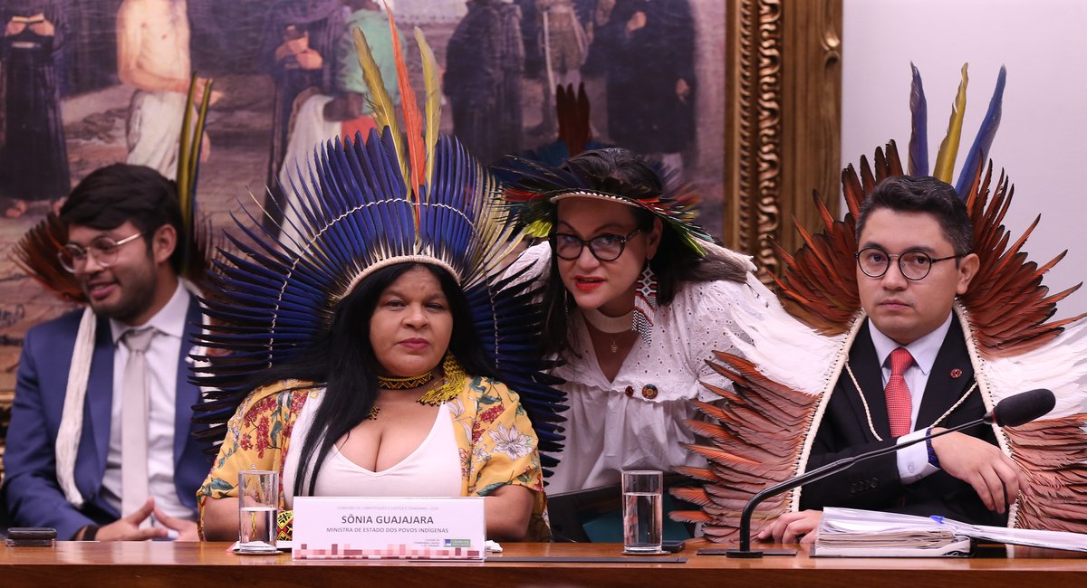 BrazilBriefing's tweet photo. Brasilien: Lula erleidet im Kongress eine Niederlage und muss Rückschläge im Umwelt- und Indigenenbereich hinnehmen 
#Brasilien #Indigene #Amazonas #Lula 
https://t.co/THd5hNcD9z https://t.co/pndicRD0Ro