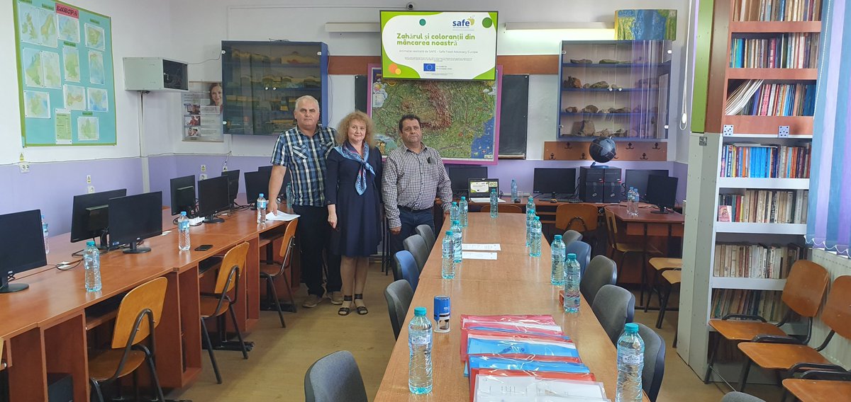 SafeFoodEurope's tweet photo. 👏Congratulations to our #Food4Inclusion partner Asociatia Consumers United/Consumatorii Uniți for successfully delivering nutrition trainings in Mihai Bravu & Victoria schools in Romania 🇷🇴
#F4I #sugartraining https://t.co/0X76eWwczb