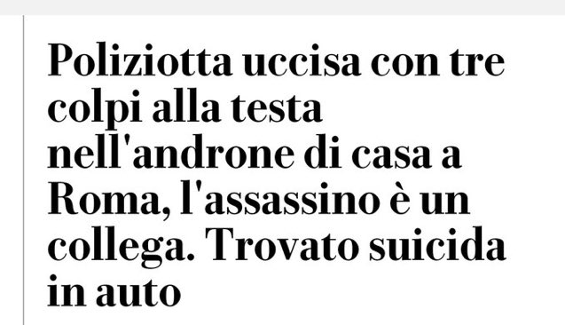 e dopo la storia di Giulia tramontano stamattina è successo questo:

“ma no il femminicidio non è un problema in Italia”
VAFFANCULO