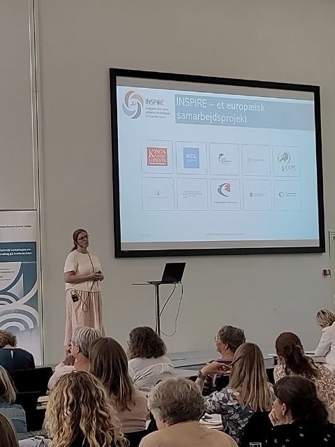 Happy to share our thoughts on equitable inclusion in the INSPIRE protocol at the national conference on inequality in cancer today. Thank you DCCC/COMPAS. 
<a href="/InspireRehabEU/">INSPIRE Palliative Rehabilitation Project</a> 
<a href="/DCCCcancer/">DCCC</a>