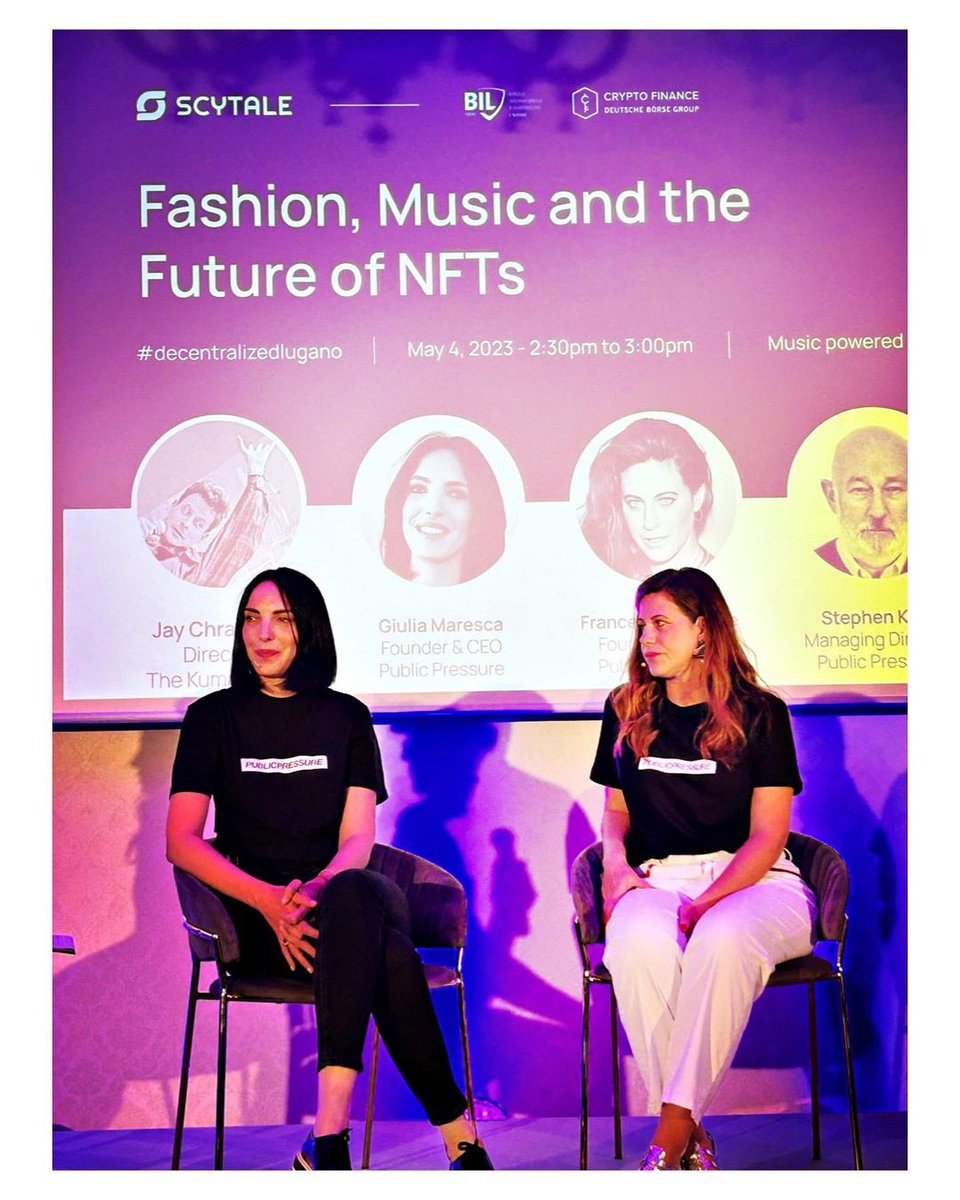 Francesca Versace (@franciversace) on Twitter photo May just flew by but music always stays ! <a href="/jointhepressure/">PUBLIC PRESSURE</a> <a href="/giuliammaresca/">Giulia Maresca</a> #music #Web3 #multichain May just flew by but music always stays ! <a href="/jointhepressure/">PUBLIC PRESSURE</a> <a href="/giuliammaresca/">Giulia Maresca</a> #music #Web3 #multichain