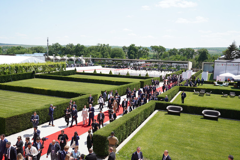 The grounds of Mimi Castle in the Moldovan village of Bulboaca has played host to Europe's leaders who have come together for today's #EPCMoldova summit. It marks the biggest international summit in Moldova’s history.