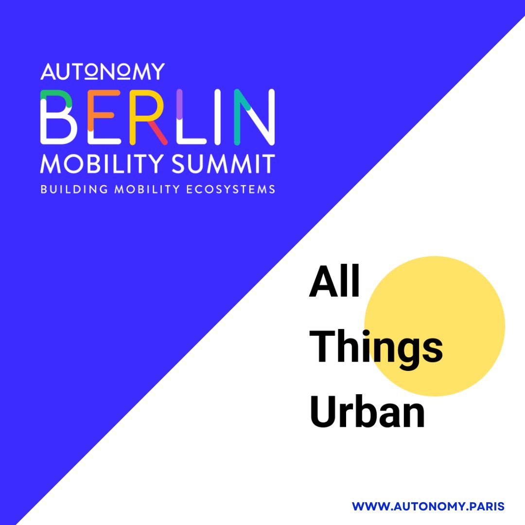 AUTONOMY's tweet image. We have joined forces with @allthingsurban_  as institutional partner for the upcoming 𝗔𝗨𝗧𝗢𝗡𝗢𝗠𝗬 𝗕𝗘𝗥𝗟𝗜𝗡 𝗠𝗢𝗕𝗜𝗟𝗜𝗧𝗬𝗬 𝗦𝗨𝗠𝗠𝗜𝗧

It is the largest community-based career platform for professionals working on city challenges worldwide.

#AutonomyBMS