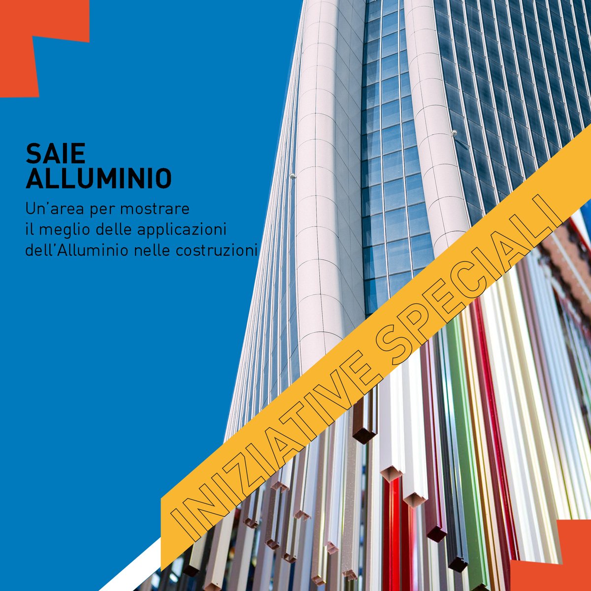 𝗦𝗔𝗜𝗘 𝗔𝗹𝗹𝘂𝗺𝗶𝗻𝗶𝗼 sarà l'area di #SAIE2023 dedicata alle applicazioni dell’Alluminio nelle settore delle #costruzioni, realizzata in collaborazione con <a href="/Metef_expo/">Metef</a> 👉saiebari.it/it/saie-allumi…