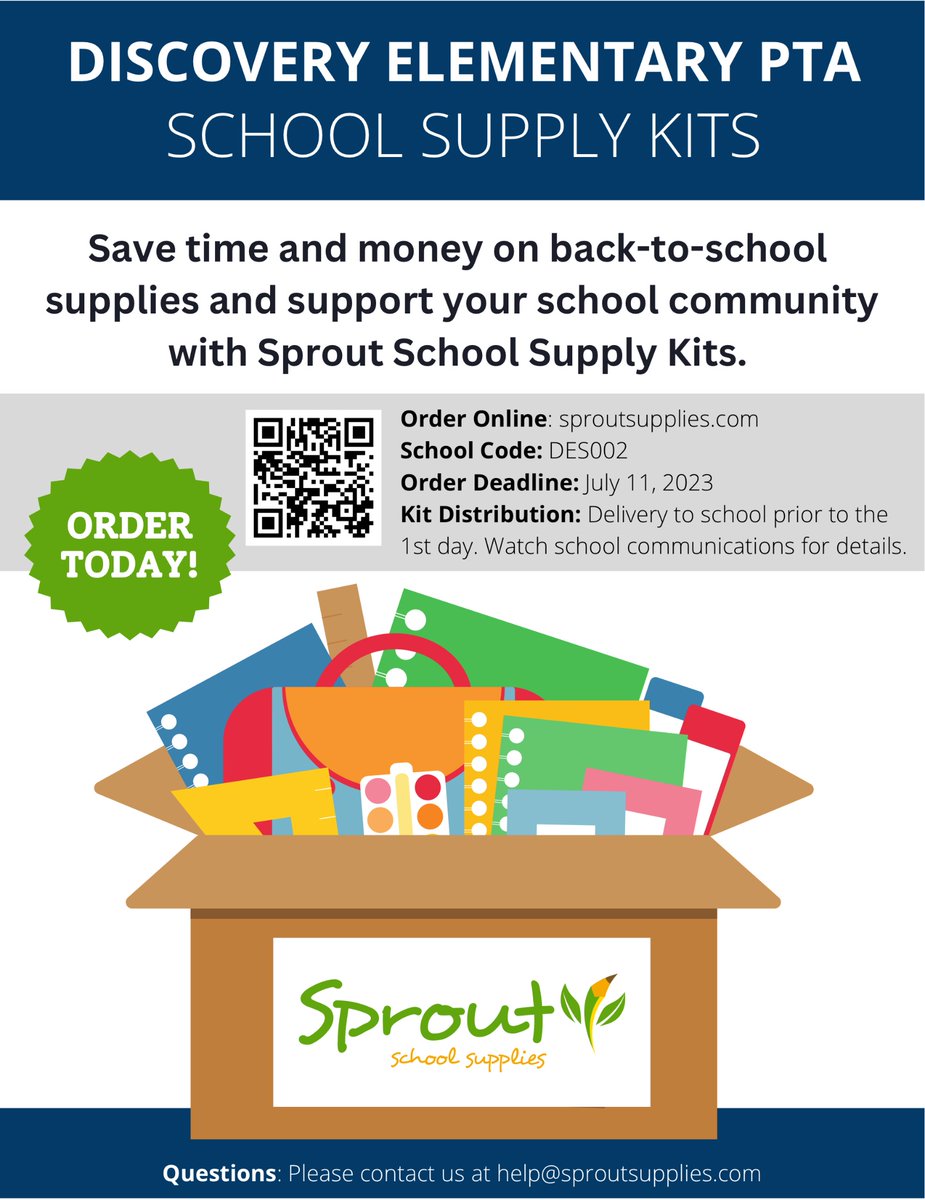 Make life easy! Purchase Sprout school supply kits for the fall and relax during the last weeks of summer. #parenthack