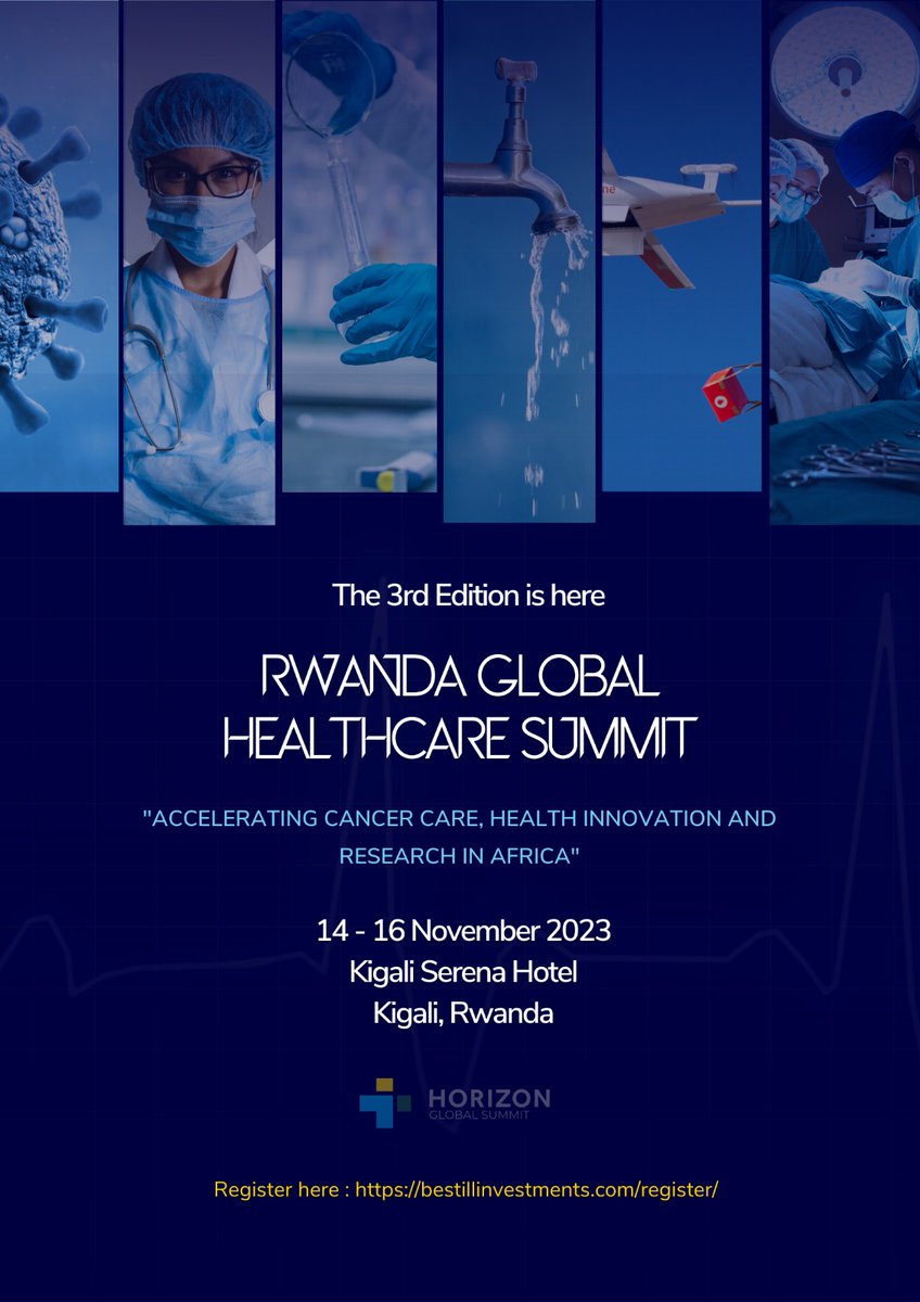 RwandaGlobal's tweet photo. 📌Link https://t.co/tIgxDnZ1TM 40 intl, rgnl &amp; local seasoned speakers from more than 30 countries will be represented. Time to connect with great minds &amp; exchange ideas to strengthen the health services. @RwandaHealth @RBCRwanda @RCBrwanda @AKUHNairobi @DrAhmedKalebi #rghs23 https://t.co/CP6V5VeoCa