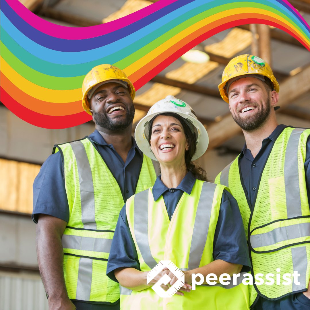 In celebration of LGBT Pride month, PeerAssist would like to encourage our #construction peers to put #inclusion on the agenda for their tailgate meetings.  To facilitate the discussion, our 'Field' users can download a Pride #ToolboxTalk to our form template library!