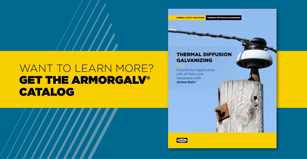 Hubbell's @ArmorGalv coated pole line hardware is designed to prevent corrosion and save utilities time and money. Read more: chrome-extension://efaidnbmnnnibpcajpcglclefindmkaj/hubs.ly/Q01PWL500
