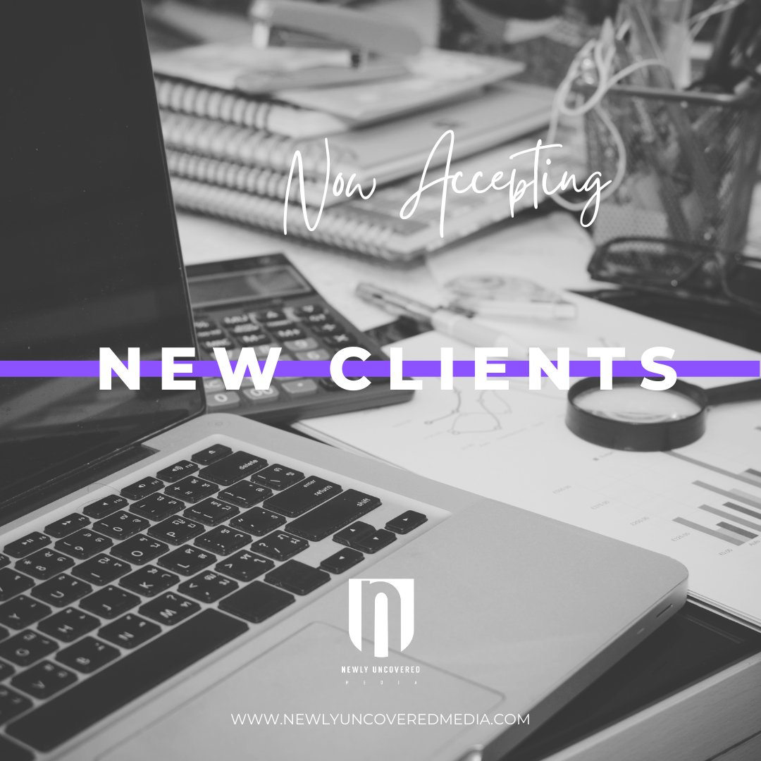 New month means new opportunities to assist clients with their marketing efforts. Let's connect! Text #Marketing to 407-487-2641 to learn more about Newly Uncovered Media and our services.

#NUMediaLLC #NewMonth #NewClients #June