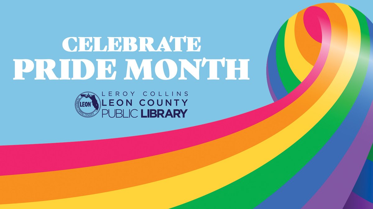 LeonCounty's tweet photo. June is Pride Month, where we celebrate the achievements & contributions of the lesbian, gay, bisexual, transgender & queer (LGBTQ+) community in history, culture & society. The #LeonCountyPublicLibrary is offering an exhibit, crafts & resources. More at https://t.co/zFcpjTx4rf https://t.co/mw58iFnqzJ
