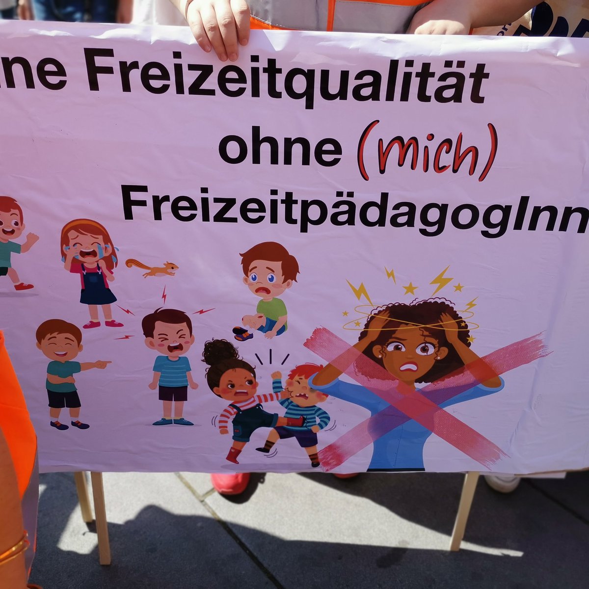 ClauWie's tweet photo. #freizeipädagogikbleibt #neindankesybillehamann #streik #schule #sybillehamann #grüne https://t.co/8B0Vsd5nEq
