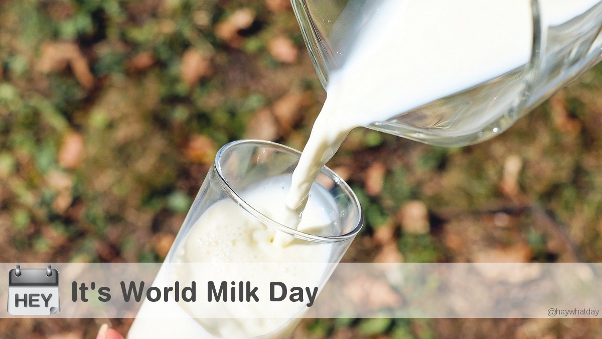 It's World Milk Day! 
#WorldMilkDay #MilkDay #Milk