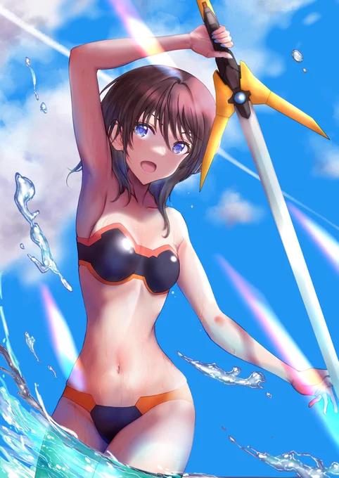 #見た人もなにか無言で海をあげる