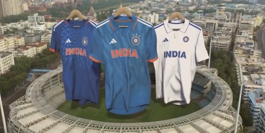 Indian Team jersey by Adidas.