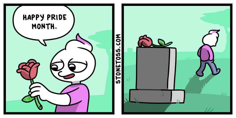 stonetoss's tweet image. Happy Pride Month