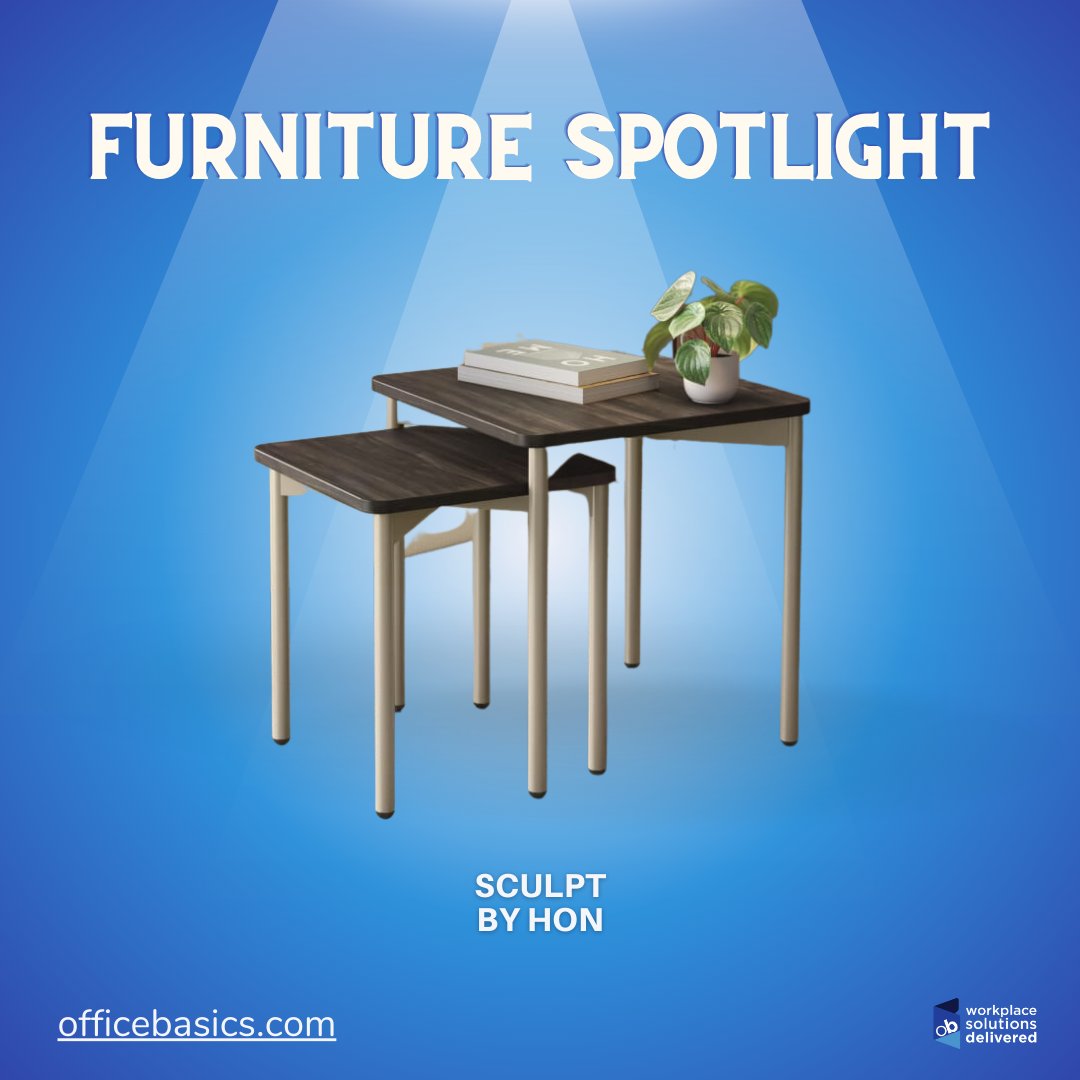 OfficeBasics's tweet image. Here&apos;s why we love Sculpt occasional tables by Hon: they combine function and beauty without breaking the bank! 

Find out more and book a furniture consultation or visit to our showroom today: hubs.ly/Q01RWtbn0

#officefurniture #officedesign #officedesigntips
