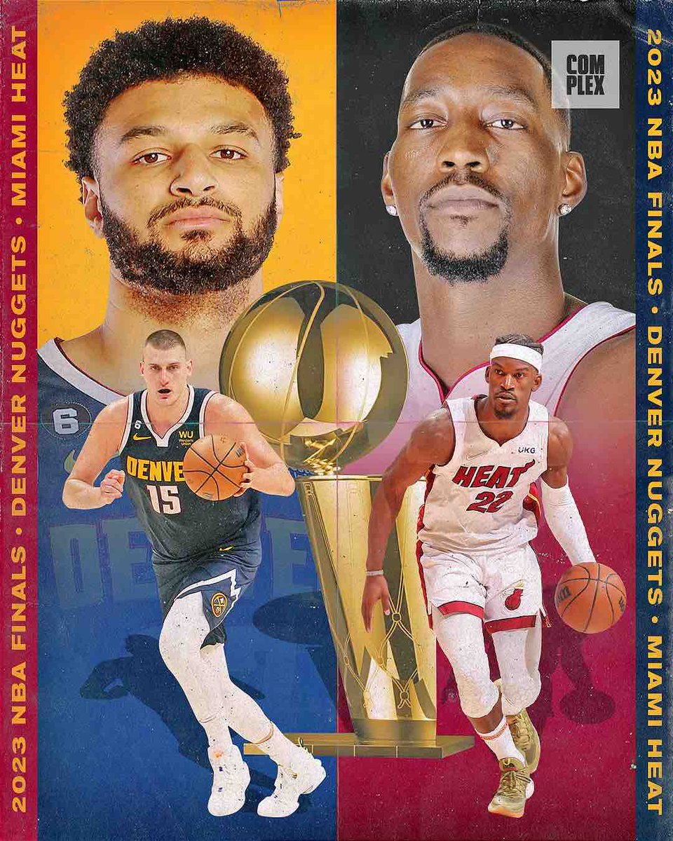 PlaybookSN's tweet photo. The Miami Heat and Denver Nuggets in the playoffs:

                             Heat —       Nuggets — 

3-Point FG       39%             39%
Paint PTS        44.1              51.5
Bench PTS      35.6              19.5
PTS off TO       19.3             13.8 https://t.co/KU9KGNEJ4g