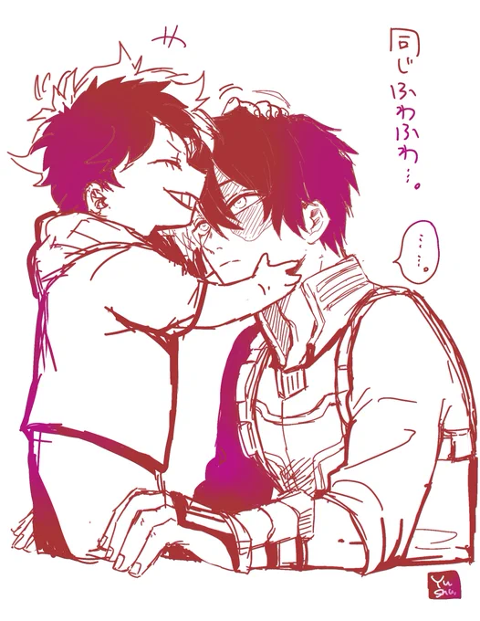 同じふわふわの髪の毛🐍🍰 