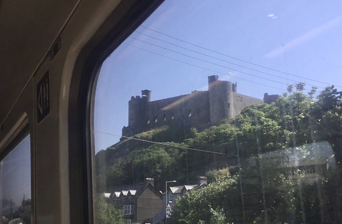 <£10 return Pwllheli to Barmouth, >1hr each way. Cheaper, quicker, comfier than car. Wales gets public transport right. Plus you see one of best rail bridges & travel back to 14th century along the way!