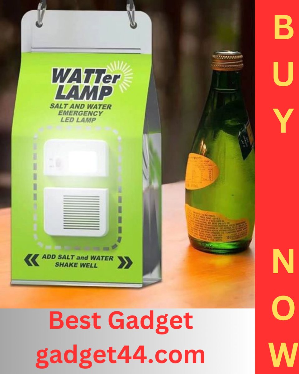 Portable Salt Water Lamp Camping LED
#portablesaltwaterlamp #campingled #emergencylight #batteryfree