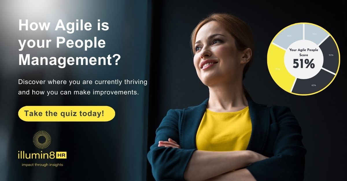 How effective is your organisation at increasing employee engagement, productivity and retention, and identifying workforce risks? Want some clarity? Take the Agile People Quiz for a free assessment in minutes: bit.ly/3BsVrqa #EmployeeEngagement #WorkforceRetention