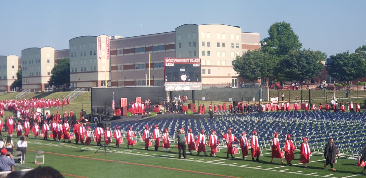 A beautiful day for a graduation!! #Blazers2023 #MCPSGrad @blairprincipal