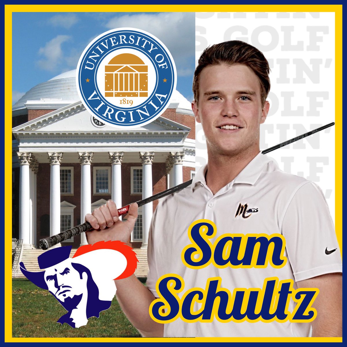 PlanetsGolf's tweet image. Congratulations to Mars Fightin'
Planets golfer Sam Schultz who will be graduating tomorrow. Sam 
will be attending the University of Virginia in the fall.

Your graduation isn't the end, it's the beginning.

You will FOREver be a Fightin' Planet!