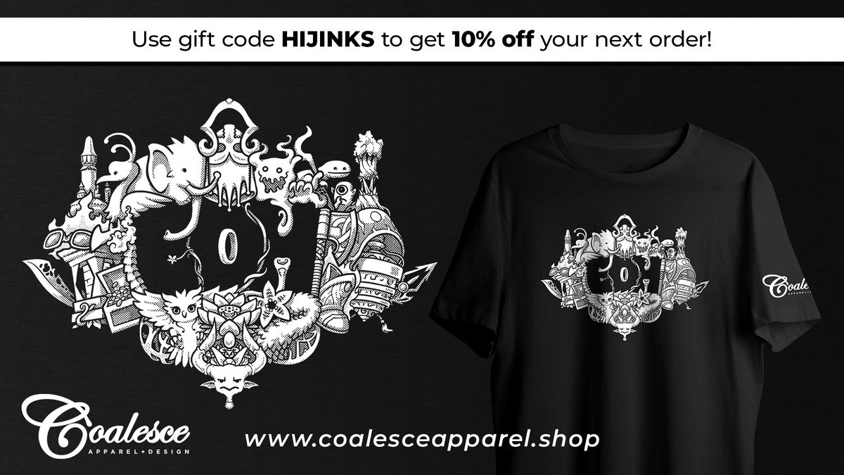 AliasVEDH's tweet image. 🚨 New merch alert! 🚨

@EDHijinks &amp;amp; @CoalesceAD have joined forces to bring you one heckin' cool shirt!

Get yours now &amp;amp; use code "Hijinks" for 10% off! coalesceapparel.shop/products/elder…

Stand a chance to win one!
✅ Retweet
✅ Follow @EDHijinks
✅ Follow @CoalesceAD

🎨 @CarsonDrewit